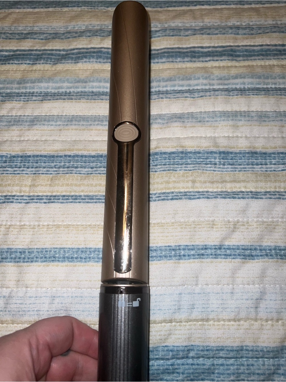 Shark  Metallic Rose Gold Hair Curling Wand